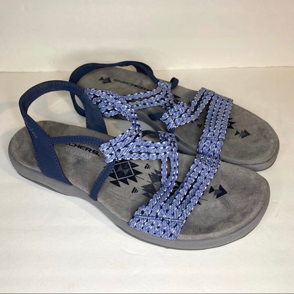 Skechers Womens Reggae Slim Strap Sandals - Picture 2 of 7